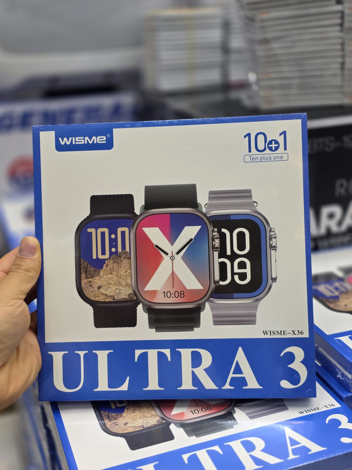 ساعت هوشمند Wisme مدل X36 Ultra3 با نمایشگر AMOLED