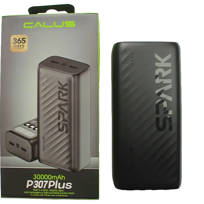 پاوربانک CALUS مدل P307 Plus ظرفیت ۳۰ هزار میلیآمپر