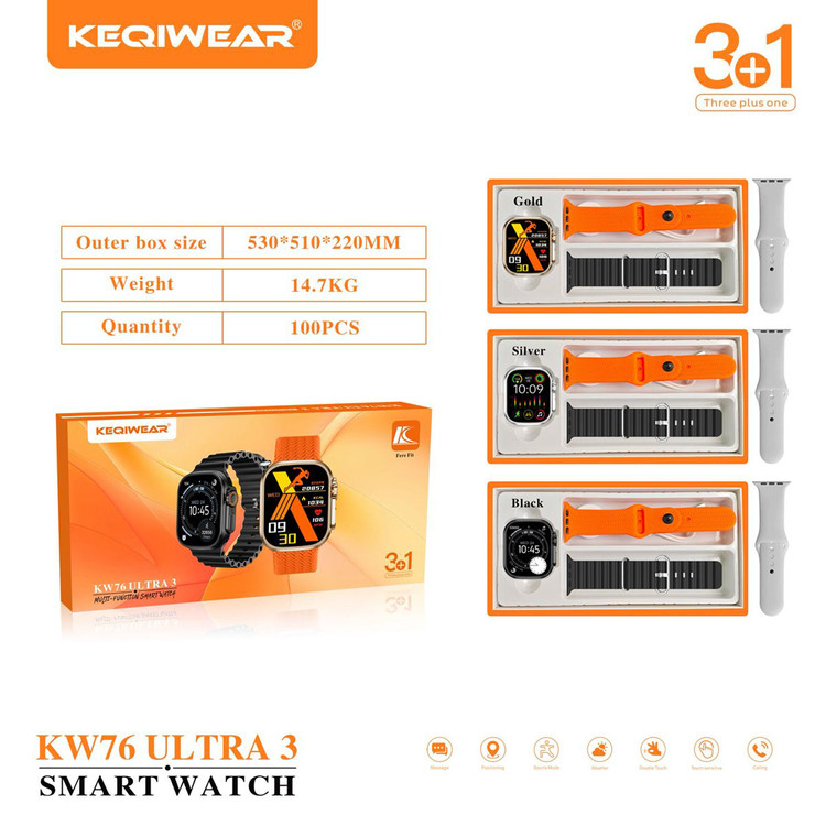 ساعت هوشمند کگیور KEQIWEAR KW76 ULTRA3